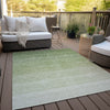Piper Looms Chantille Ombre ACN928 Green Machine Washable Area Rug Outdoor Lifestyle Image Feature