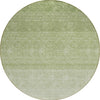 Piper Looms Chantille Ombre ACN928 Green Machine Washable Area Rug Round Main Image