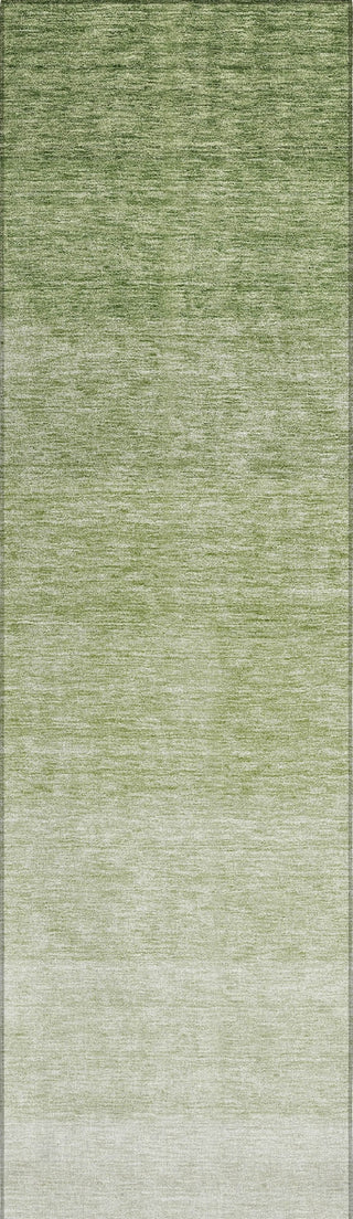 Piper Looms Chantille Ombre ACN928 Green Machine Washable Area Rug Runner Main Image