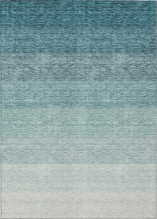 Piper Looms Chantille Ombre ACN928 Teal Machine Washable Area Rug main image
