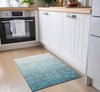 Piper Looms Chantille Ombre ACN928 Teal Machine Washable Area Rug Scatter Lifestyle Image Feature