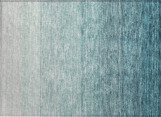 Piper Looms Chantille Ombre ACN928 Teal Machine Washable Area Rug Scatter Main Image