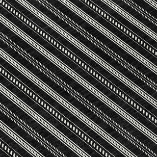 Piper Looms Chantille Stripes ACN929 Black Machine Washable Area Rug Swatch Image