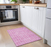 Piper Looms Chantille Stripes ACN929 Blush Machine Washable Area Rug Scatter Lifestyle Image Feature