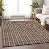 Piper Looms Chantille Stripes ACN929 Brown Machine Washable Area Rug Lifestyle Image Feature