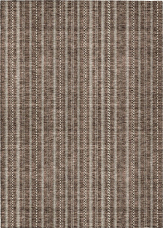Piper Looms Chantille Stripes ACN929 Brown Machine Washable Area Rug main image