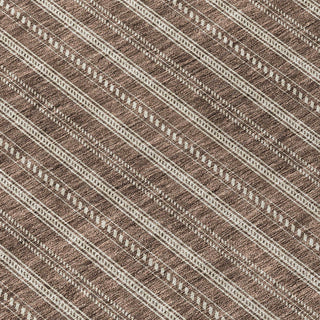 Piper Looms Chantille Stripes ACN929 Brown Machine Washable Area Rug Swatch Image