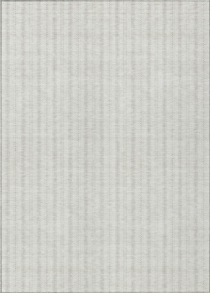 Piper Looms Chantille Stripes ACN929 Ivory Machine Washable Area Rug main image