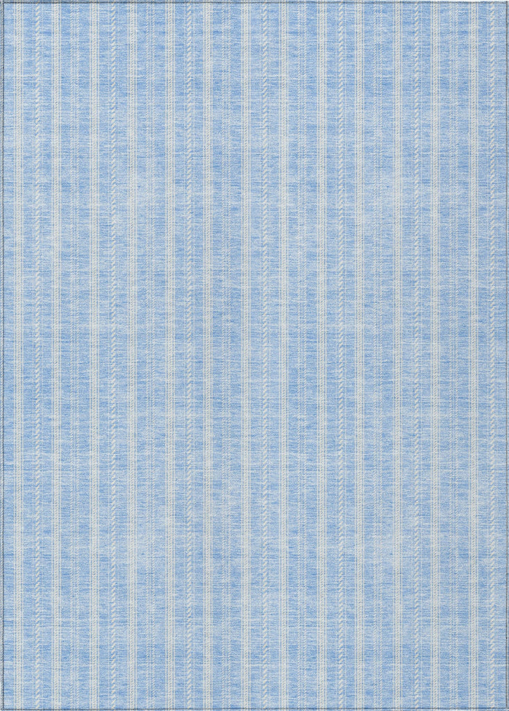 Piper Looms Chantille Stripes ACN929 Sky Machine Washable Area Rug main image