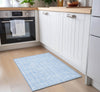 Piper Looms Chantille Stripes ACN929 Sky Machine Washable Area Rug Scatter Lifestyle Image Feature