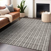 Piper Looms Chantille Stripes ACN929 Taupe Machine Washable Area Rug Lifestyle Image Feature