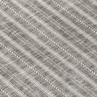 Piper Looms Chantille Stripes ACN929 Taupe Machine Washable Area Rug Swatch Image