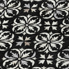 Piper Looms Chantille Floral ACN930 Black Machine Washable Area Rug Swatch Image