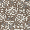 Piper Looms Chantille Floral ACN930 Brown Machine Washable Area Rug Swatch Image