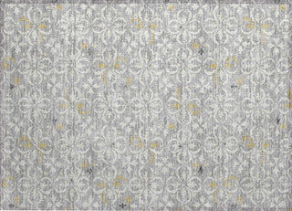 Piper Looms Chantille Floral ACN930 Gray Machine Washable Area Rug Scatter Main Image