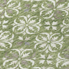 Piper Looms Chantille Floral ACN930 Green Machine Washable Area Rug Swatch Image