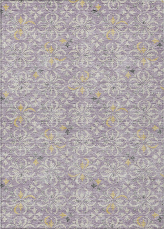 Piper Looms Chantille Floral ACN930 Lavender Machine Washable Area Rug main image