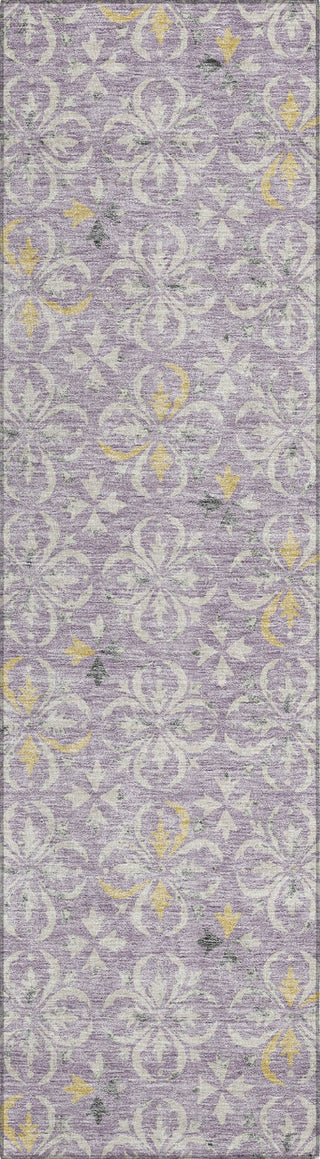 Piper Looms Chantille Floral ACN930 Lavender Machine Washable Area Rug Runner Main Image
