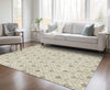 Piper Looms Chantille Geometric ACN931 Beige Machine Washable Area Rug Lifestyle Image Feature