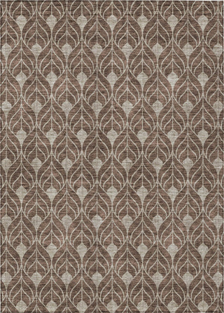 Piper Looms Chantille Geometric ACN931 Brown Machine Washable Area Rug main image