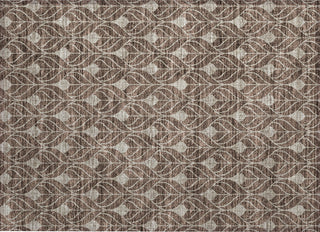 Piper Looms Chantille Geometric ACN931 Brown Machine Washable Area Rug Scatter Main Image