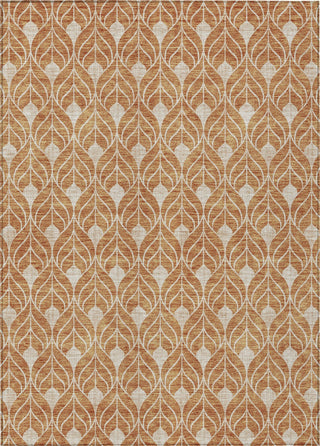 Piper Looms Chantille Geometric ACN931 Copper Machine Washable Area Rug main image