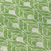 Piper Looms Chantille Geometric ACN931 Green Machine Washable Area Rug Swatch Image