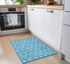 Piper Looms Chantille Geometric ACN931 Teal Machine Washable Area Rug Scatter Lifestyle Image Feature