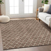 Piper Looms Chantille Diamonds ACN932 Brown Machine Washable Area Rug Lifestyle Image Feature