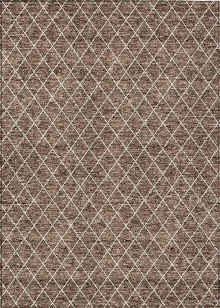 Piper Looms Chantille Diamonds ACN932 Brown Machine Washable Area Rug main image