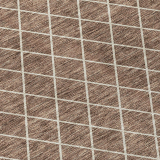 Piper Looms Chantille Diamonds ACN932 Brown Machine Washable Area Rug Swatch Image