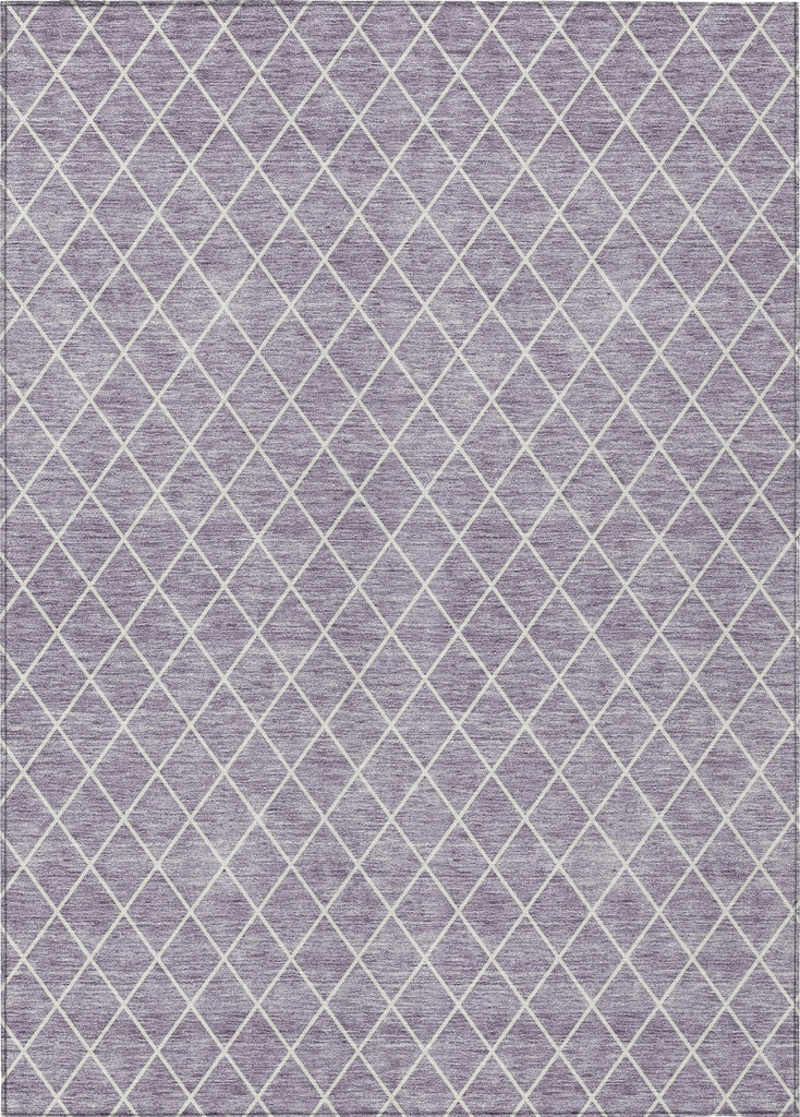 Piper Looms Chantille Diamonds ACN932 Lavender Machine Washable Area Rug main image