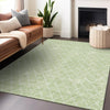 Piper Looms Chantille Diamonds ACN932 Mint Machine Washable Area Rug Lifestyle Image Feature