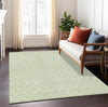 Piper Looms Chantille Diamonds ACN932 Mint Machine Washable Area Rug Lifestyle Image Feature