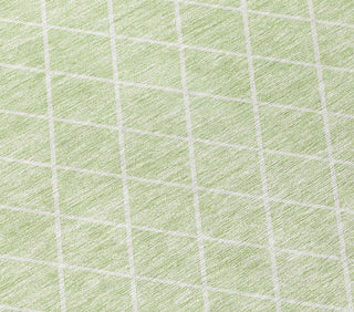 Piper Looms Chantille Diamonds ACN932 Mint Machine Washable Area Rug Swatch Image