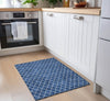 Piper Looms Chantille Diamonds ACN932 Navy Machine Washable Area Rug Scatter Lifestyle Image Feature