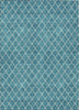 Piper Looms Chantille Diamonds ACN932 Teal Machine Washable Area Rug main image