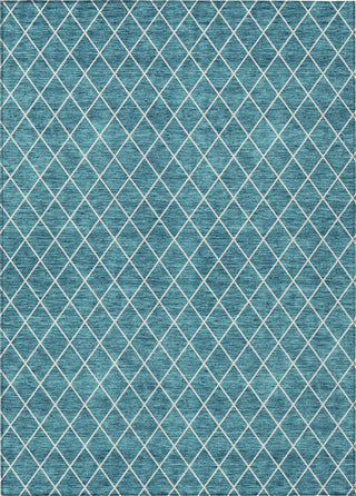 Piper Looms Chantille Diamonds ACN932 Teal Machine Washable Area Rug main image