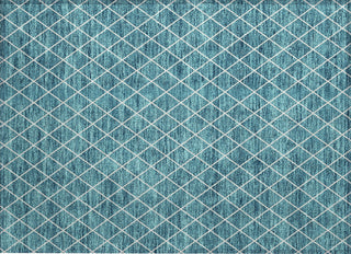 Piper Looms Chantille Diamonds ACN932 Teal Machine Washable Area Rug Scatter Main Image