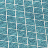 Piper Looms Chantille Diamonds ACN932 Teal Machine Washable Area Rug Swatch Image