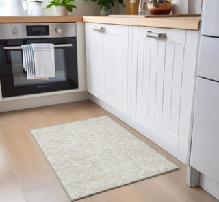 Piper Looms Chantille Geometric ACN933 Beige Machine Washable Area Rug Scatter Lifestyle Image Feature