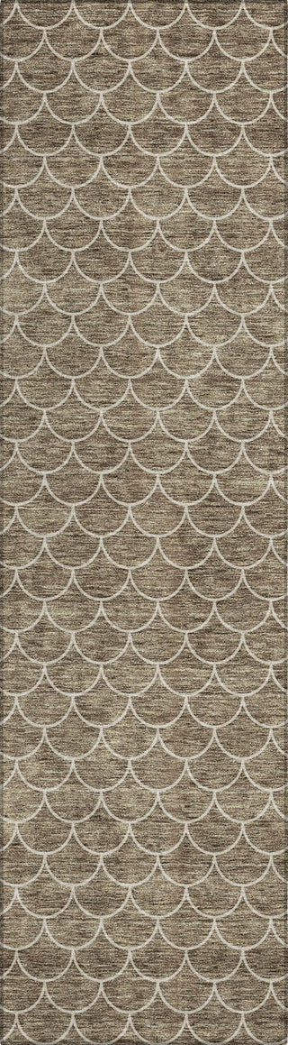 Piper Looms Chantille Geometric ACN933 Brown Machine Washable Area Rug Runner Main Image