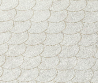 Piper Looms Chantille Geometric ACN933 Ivory Machine Washable Area Rug Swatch Image