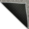 Piper Looms Chantille Geometric ACN933 Taupe Machine Washable Area Rug Backing Image