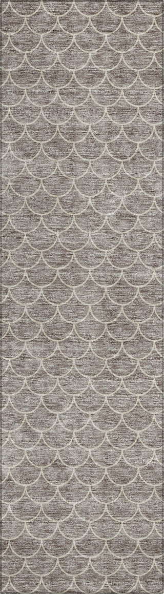 Piper Looms Chantille Geometric ACN933 Taupe Machine Washable Area Rug Runner Main Image