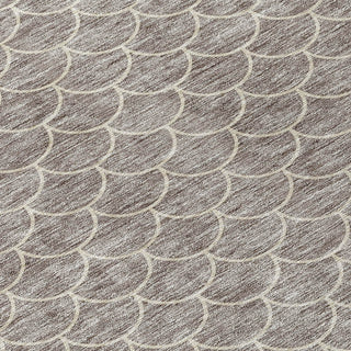 Piper Looms Chantille Geometric ACN933 Taupe Machine Washable Area Rug Swatch Image
