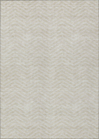 Piper Looms Chantille Chevron ACN934 Beige Machine Washable Area Rug main image
