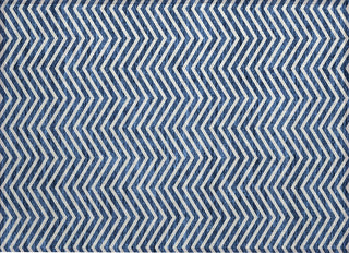 Piper Looms Chantille Chevron ACN934 Blue Machine Washable Area Rug Scatter Main Image