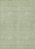 Piper Looms Chantille Chevron ACN934 Green Machine Washable Area Rug main image