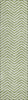 Piper Looms Chantille Chevron ACN934 Green Machine Washable Area Rug Runner Main Image
